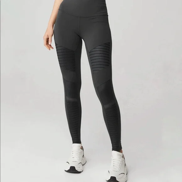 ALO Yoga Moto Legging, Full Length, Size Small - Picture 1 of 8